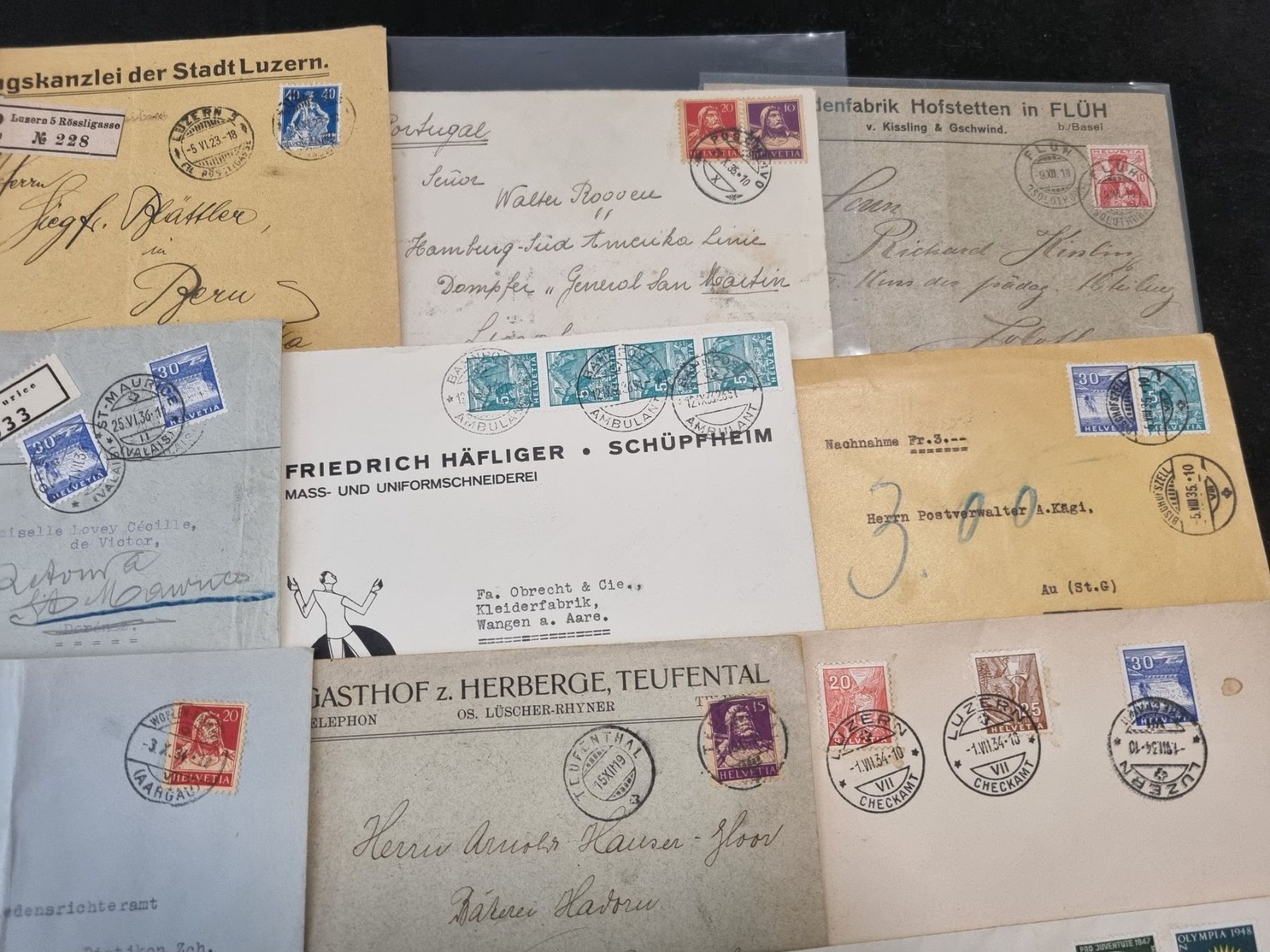 Tutti i francobolli: Lot mit 28 Bedarfs-Briefe – Usato da Gümligen venduto da Geniusbuy 2