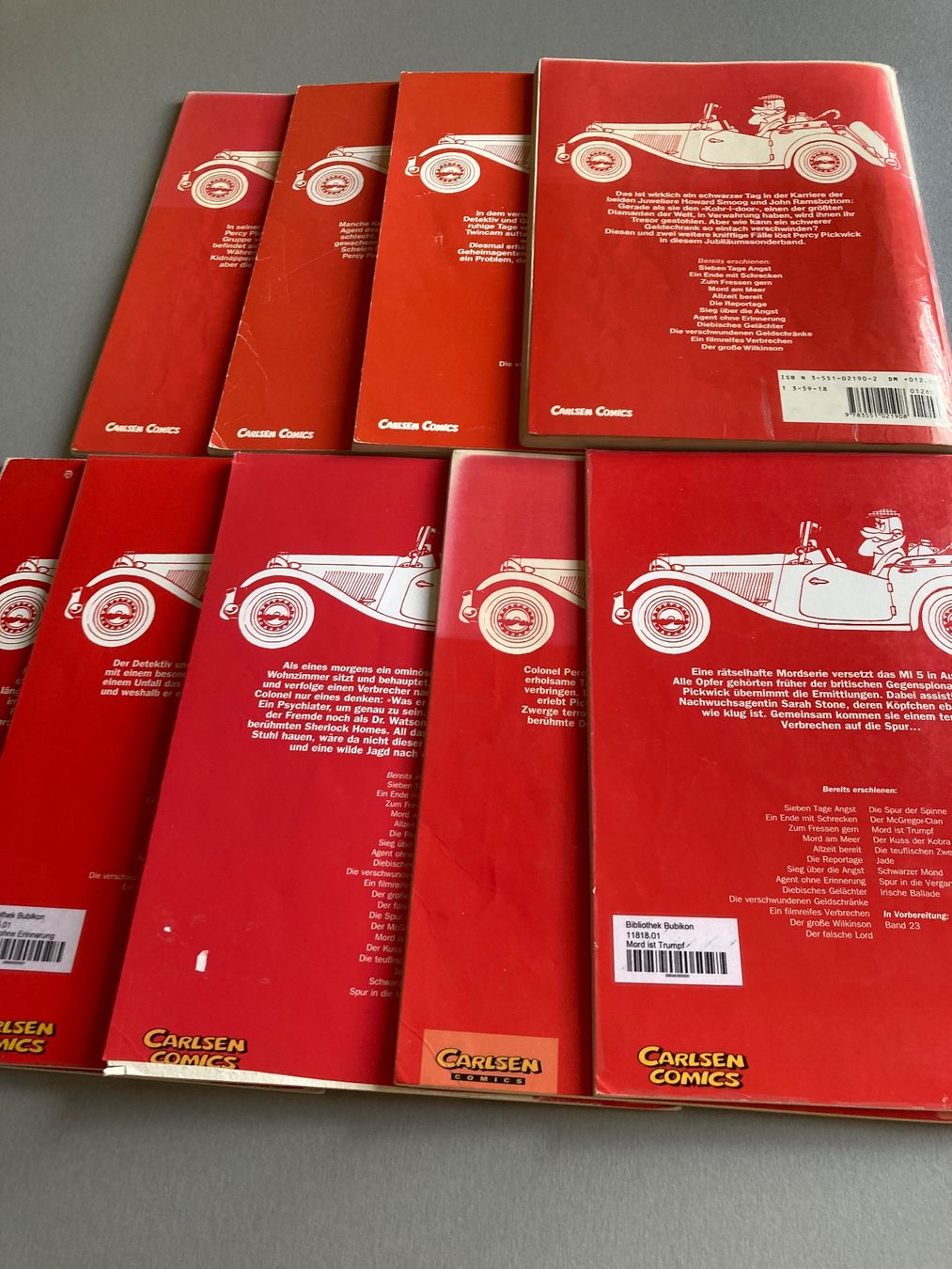 Comics: 9 Comics Percy Pickwick – Gebraucht aus Wald ZH von Liedermacher 1