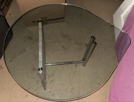 Designer Couchtisch, Glasplatte, Steinplatte