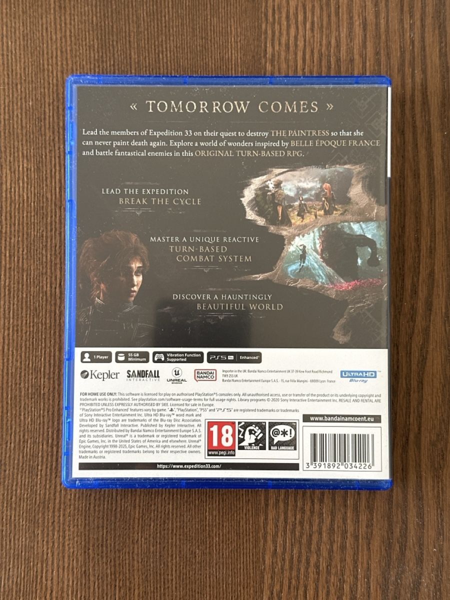 Sony Giochi: Clair Obscur Expedition 33 PS5 – Nuovo (secondo la descrizione) da Carouge GE venduto da edu_6shh 1