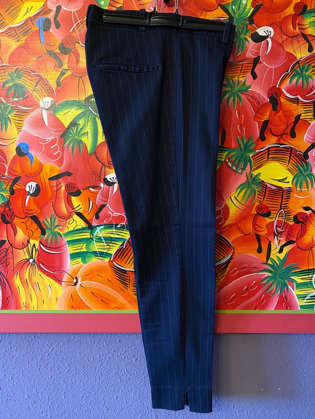 H&M Hosen: Pantalon cigarette rayé bleu/blanc H&M taille 40 – Neu (gemäss Beschreibung) aus Genève von swissjojo 3