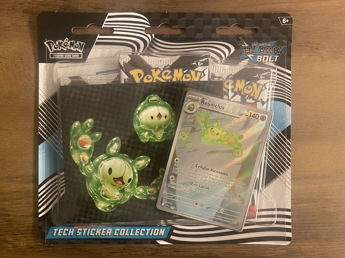 Pokémon Carte collezionabili: Black Bolt: Tech Sticker Collection EN – Nuovo (secondo la descrizione) da Zürich venduto da Gunplakendo