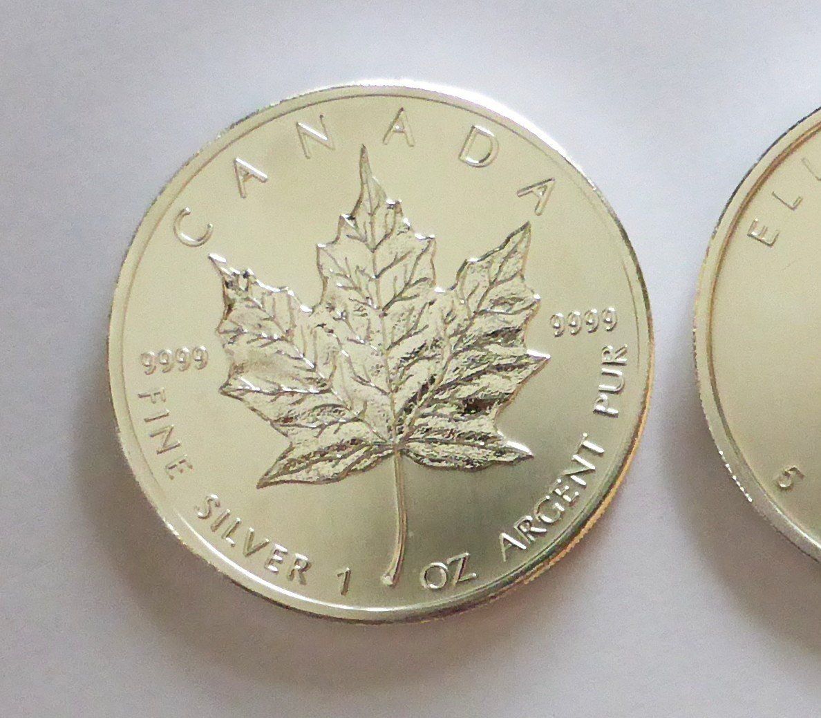 Tutti le monete: 1oz Feinsilber - CANADA, 5 Dollar - Elisabeth II – Usato da Buochs venduto da ema-coins