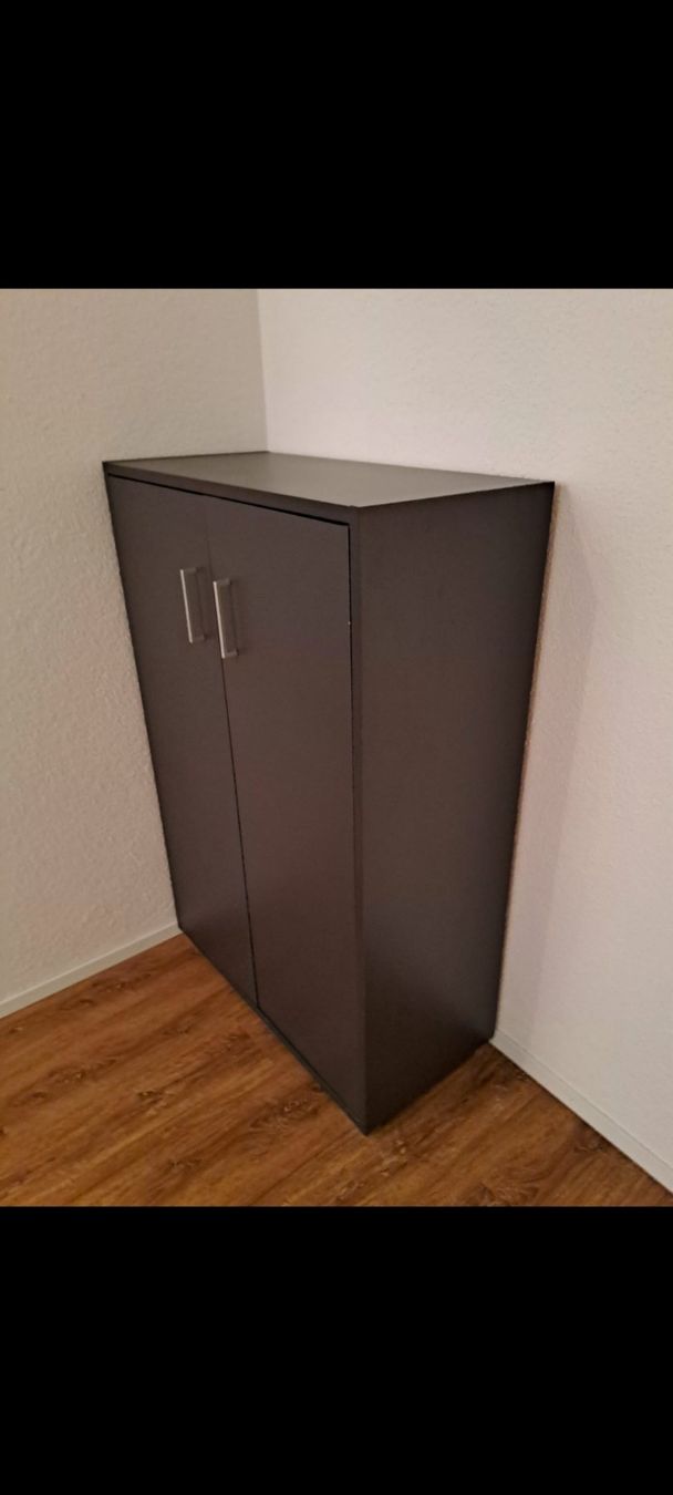 Commodes: 3 Stk.Büroschrank kommode schwarz – D'occasion à Teufenthal AG par Silbermond74 2