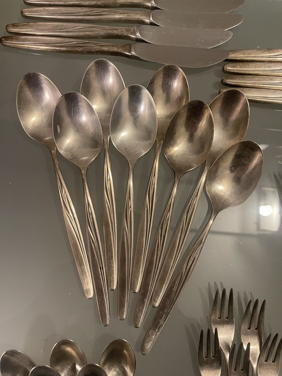 Set di posate: Besteck-set versilbert – Usato da Schlieren venduto da Mattis123 5