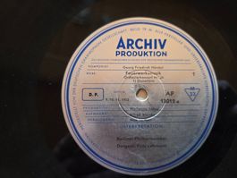 LP: Schellack: Feuerwerksmusik G.F. Händel