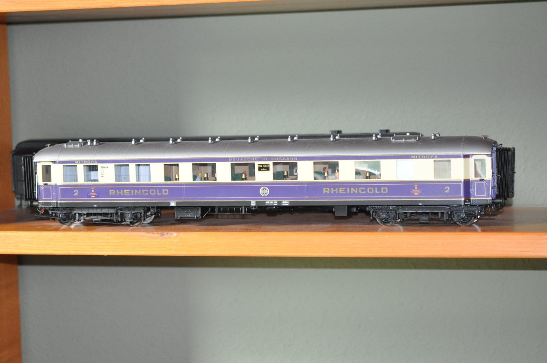 Modellini di ferrovie: Spring Rneingold-Schnellzugwagenset DRG Messingmodelle – Usato da Krefeld venduto da meteorrot 4