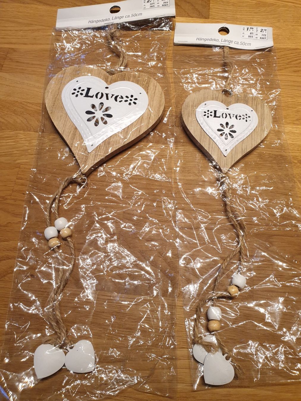 Tutte le decorazioni: Hängedeko Herz Love – Nuovo e nell'imballaggio originale da Kulmerau venduto da Doene7