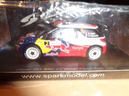Spark 1:43 Citroën DS3 WRC Rallye 2011