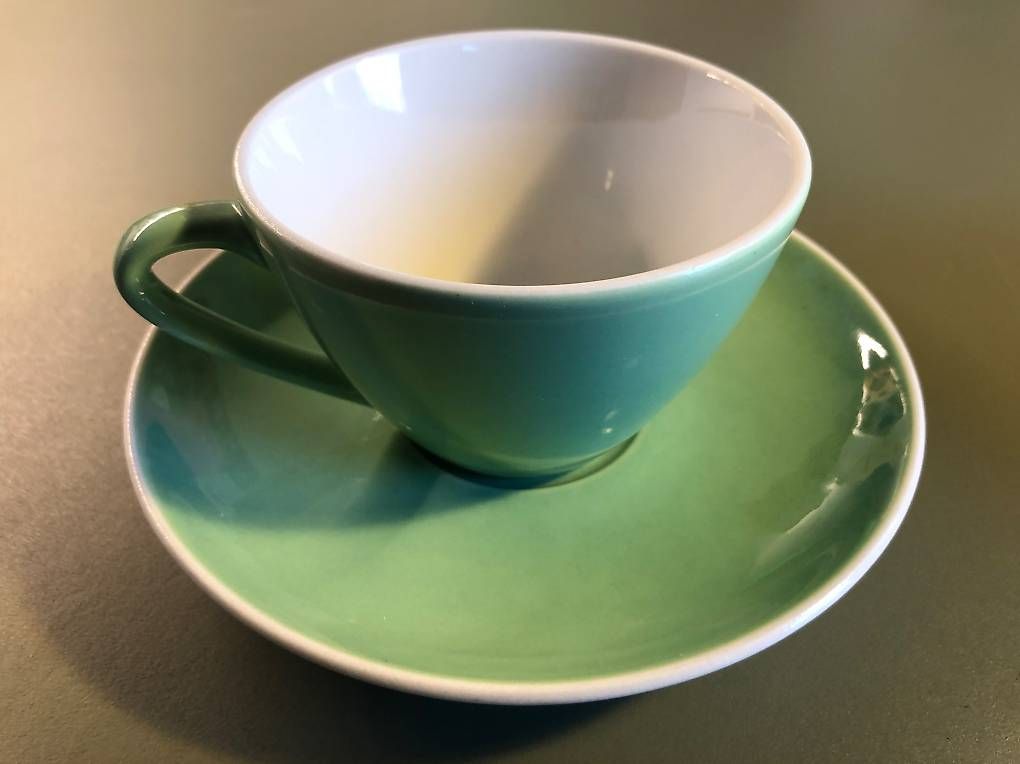 Tassen: Rössler Teetassen / Kaffeetassen mit Unterteller 2er-Set – Gebraucht aus Thun von Thoemu7 1