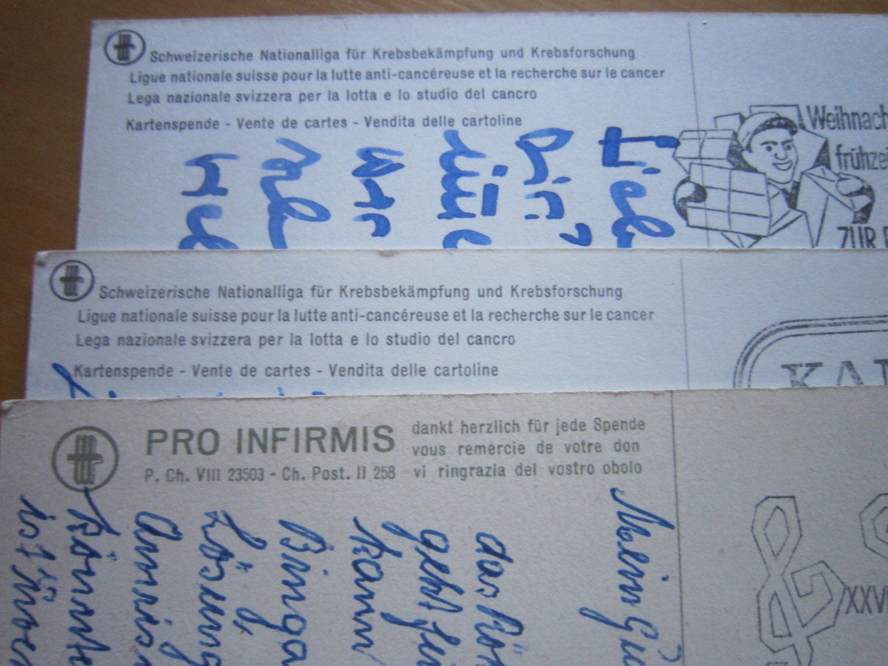 Cartoline postali: No2 Postkarten Blumen um 1959 – Usato da Gordola venduto da Polentaefung 5