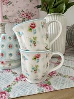 2 Stk. Greengate Alma Petit White Tasse Teetasse neu