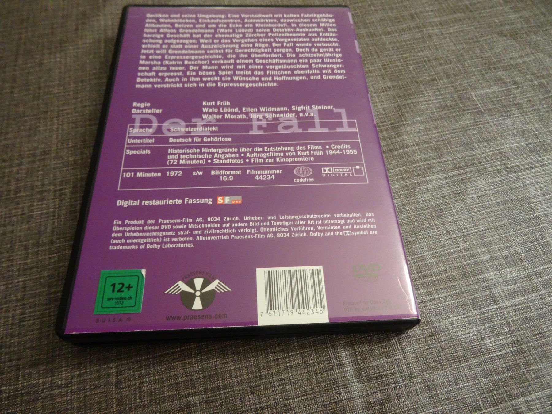 Tutti i DVDs: DVD Der Fall Kurt Früh Schweizer Film – Usato da Olten venduto da Disc-Verkauf 2