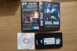 VHS Steel Man mit Backup DVD Shaquille O'Neal