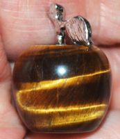 Deko – Heilstein – A-1312 – Apfel 18x20mm – Tigerauge