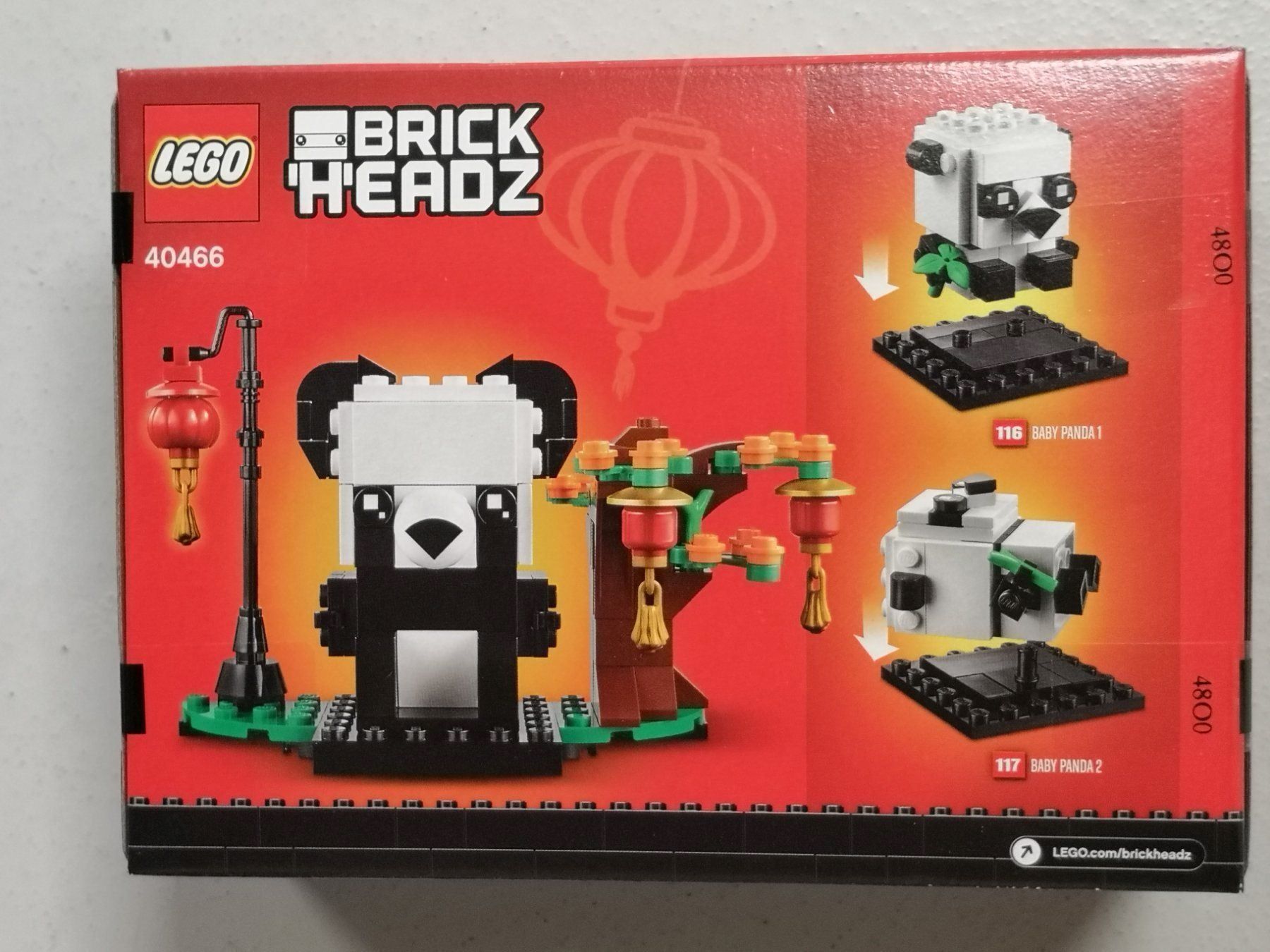 Lego Kit di costruzioni: Lego 40466 Brickheadz Panda – Nuovo e nell'imballaggio originale da Echichens venduto da aegis0129 1