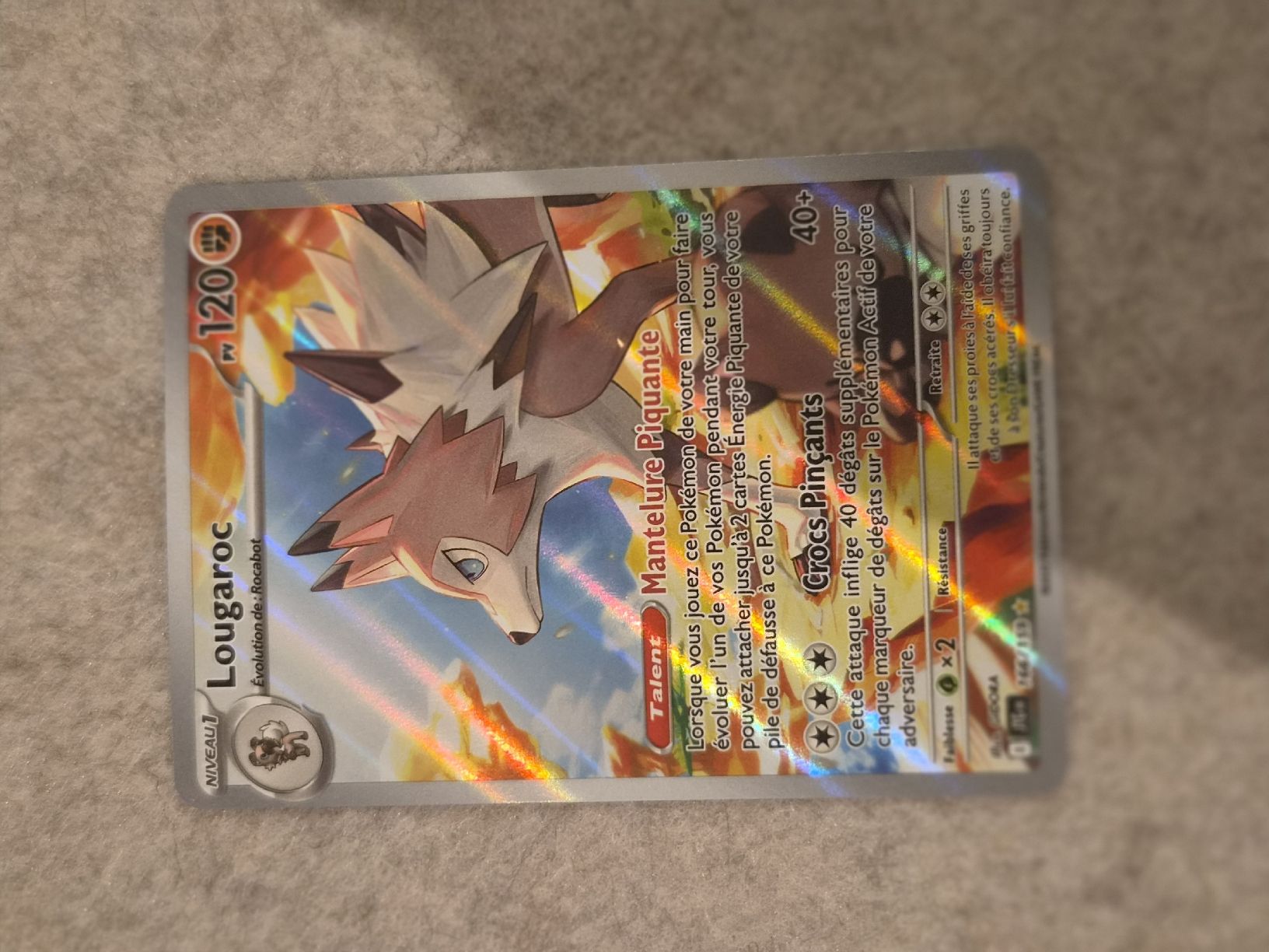Pokémon Sammelbilder & Trading cards: Lougaroc 166/159 – Neu (gemäss Beschreibung) aus Les Acacias von S.Vieira
