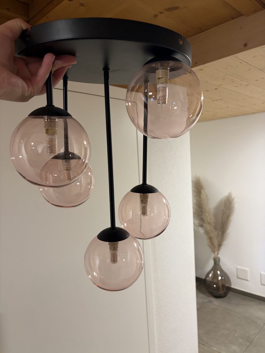 Lustres & lampes de plafonds: Deckenleuchte Rosa – D'occasion à Oberbalm par Wiederliebe 1