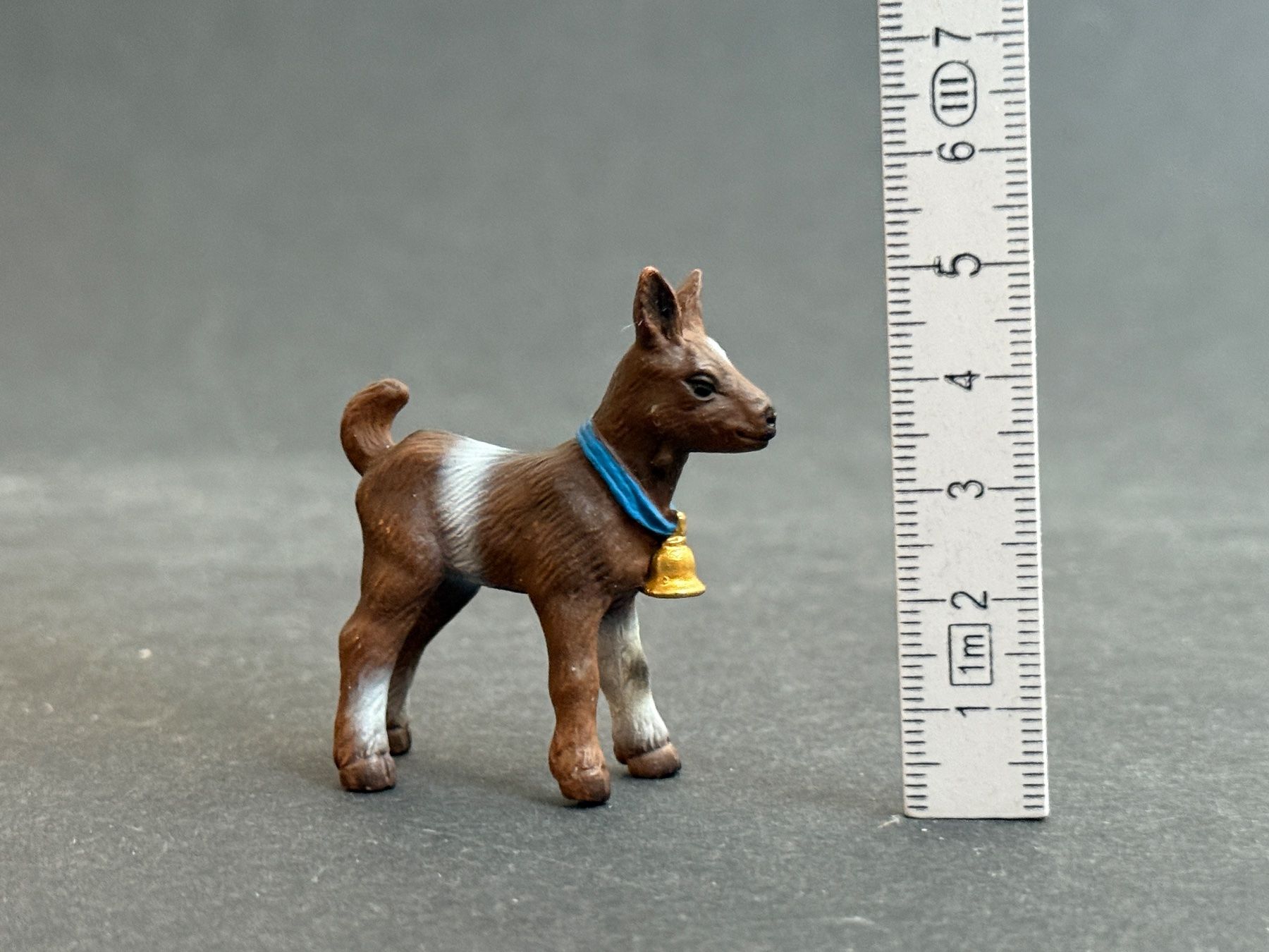Schleich Statuette: Schleich - Zicklein mit Glöckchen Ziege – Usato da Ennetbaden venduto da mapa05 2