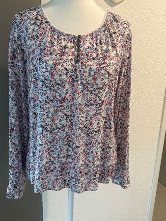 Langarm Shirt mit Muster von Multiblu Gr.42