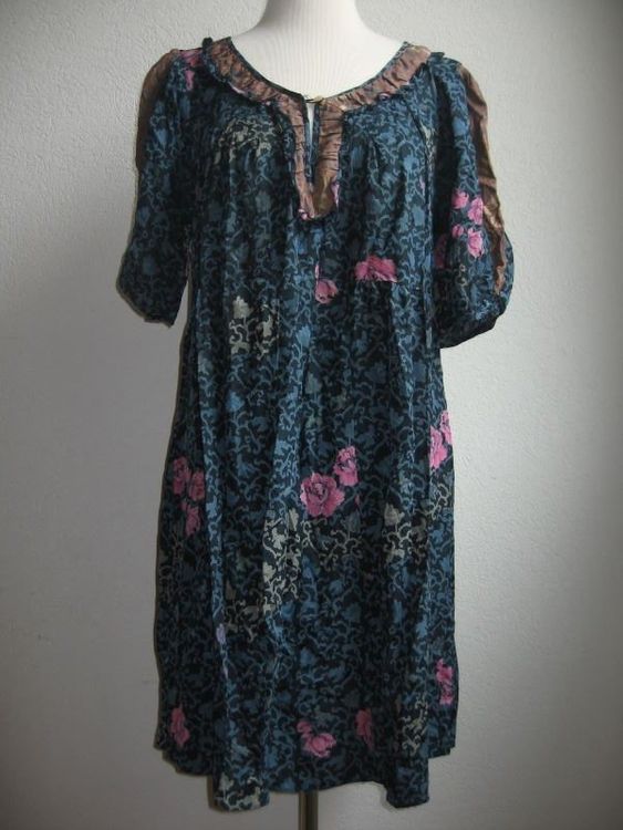 Tunique Femme ODD MOLLY Taille L - Rose Pastel - Coton Tissé - Style Boho - Occasion TB