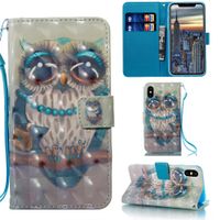 iPhone XR Hülle Etui Wallet Case Flip Cover Coque Tasche
