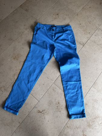 MARCCAIN Chino Hosen blau Grösse N3 guter Zustand