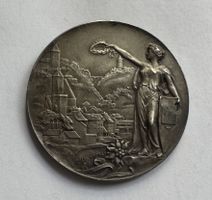 1905 Schützenmedaille Fribourg Silber -unz