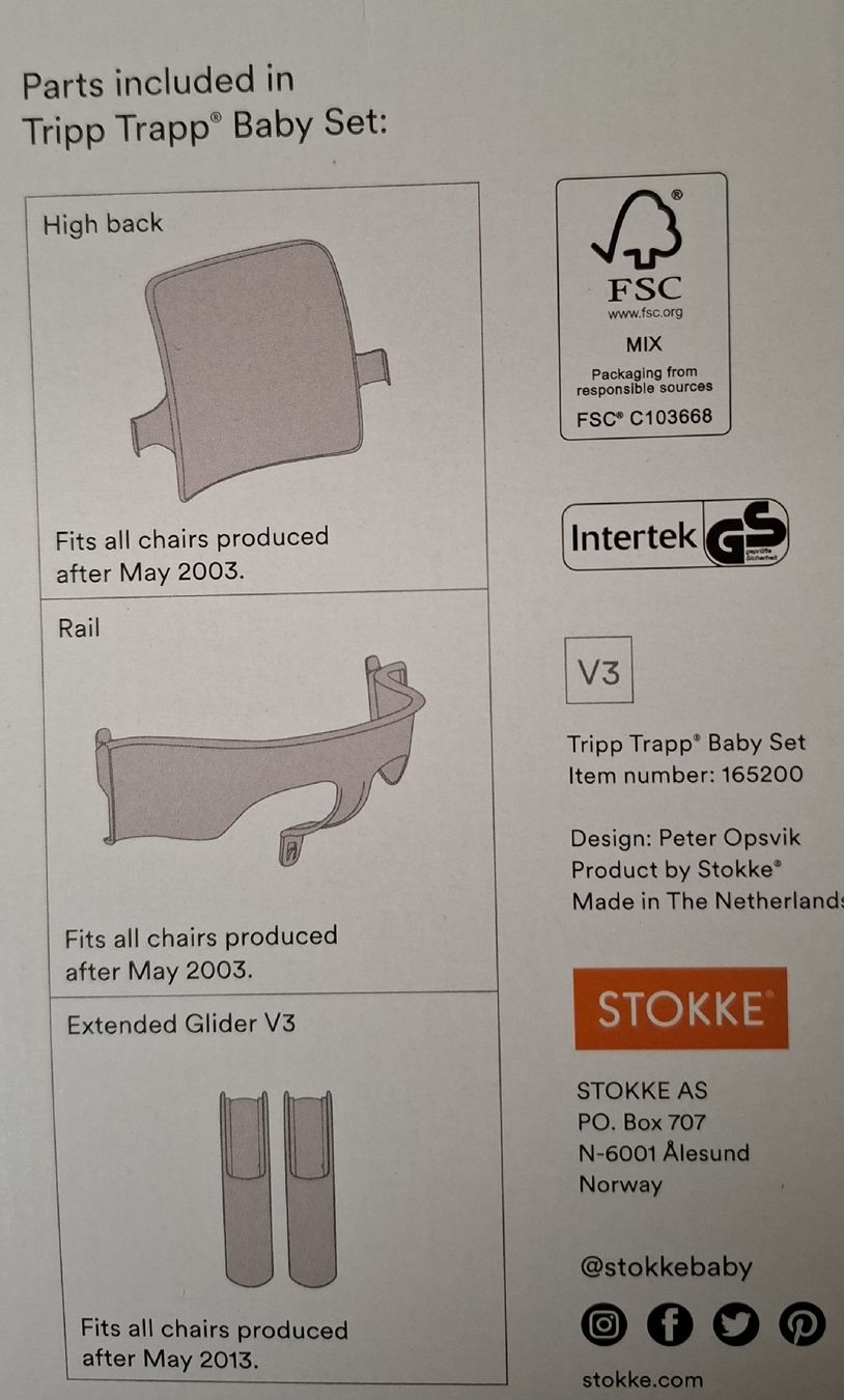 Stokke Seggioloni: Triptrap Stokke Baby Set – Nuovo e nell'imballaggio originale da Staufen venduto da ker_jf2q 2