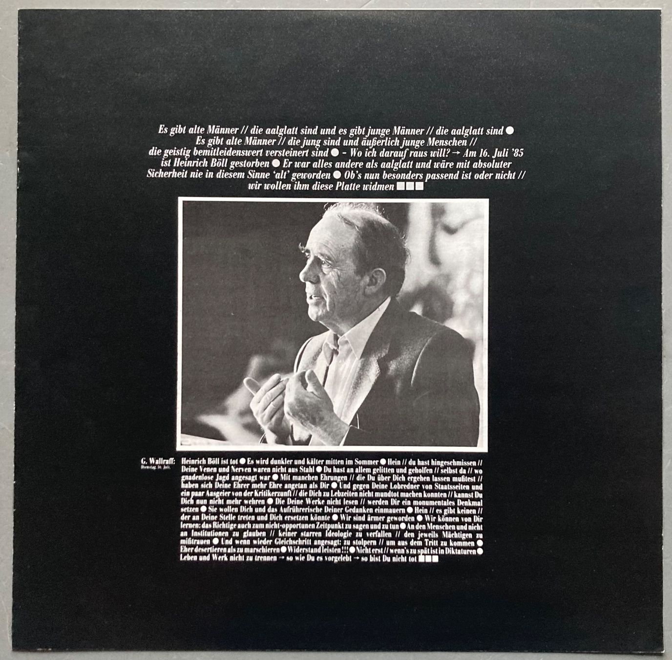 Dischi in vinile: BAP - AHL MÄNNER, AALGLATT – Usato da Poliez-Pittet venduto da Newtown-Records 2