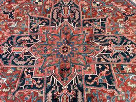 Luxuriöser antiker Heriz Teppich aus Persien 348×248cm