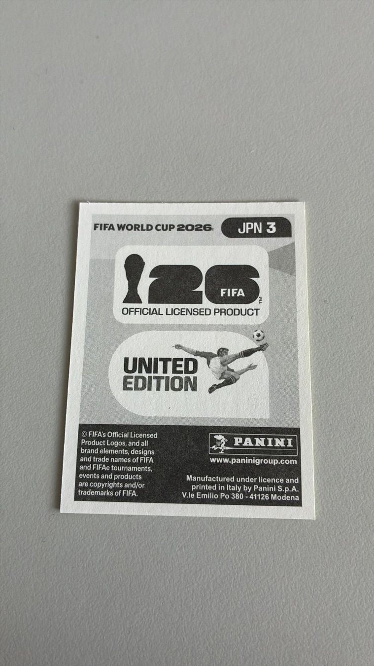 Panini Carte collezionabili: Carte panini 2026 - JPN 3 – Nuovo (secondo la descrizione) da La Neuveville venduto da Ibo2300 1