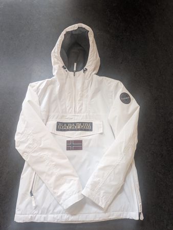 Napapijri Schlupfjacke weiss Kapuze top Zustand