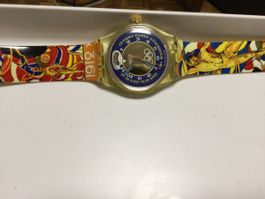 Swatch uhr automatisch läuft gut guten Zustand 