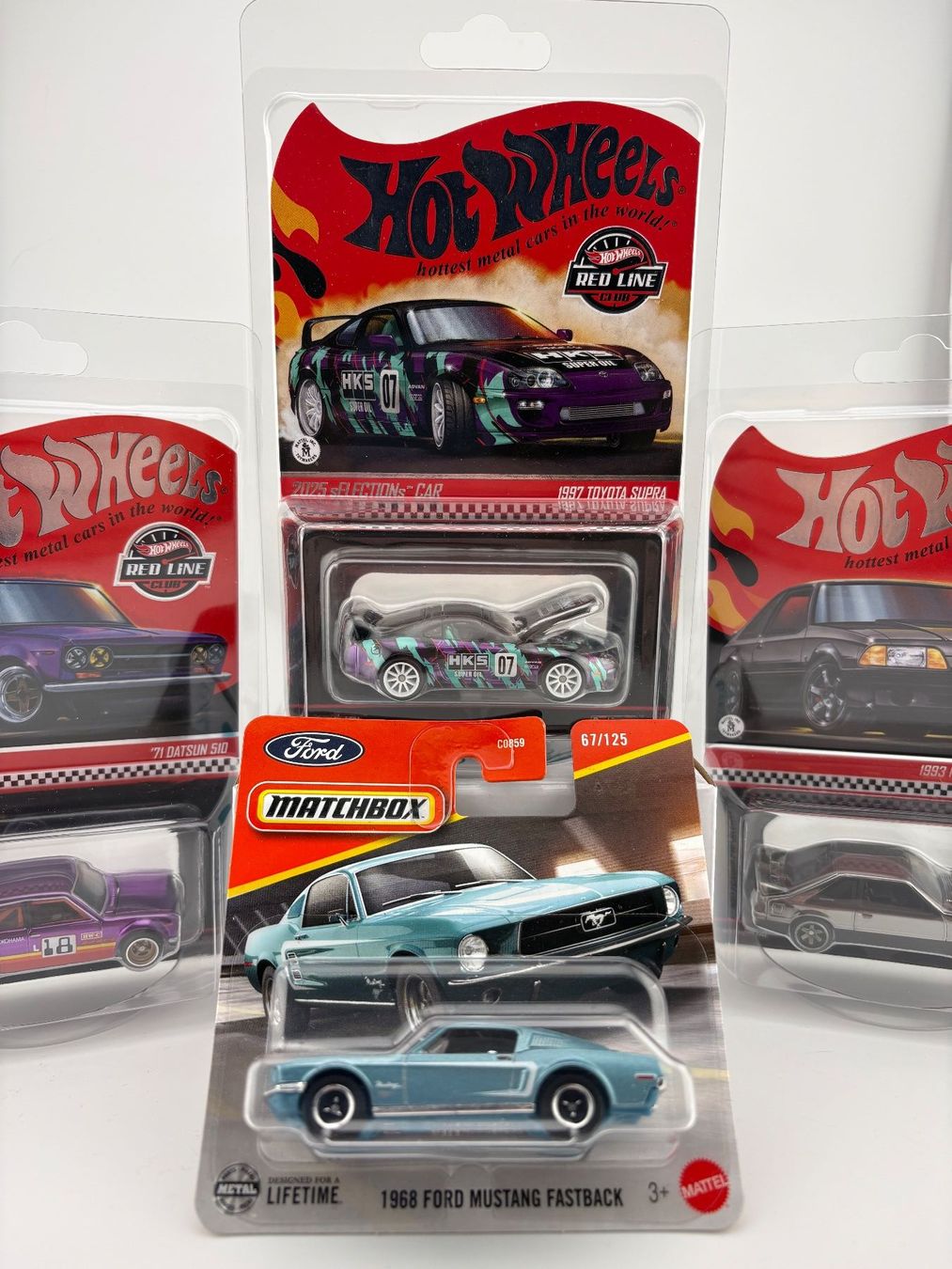 Matchbox Modellini d'auto: Matchbox 1968 Ford Mustang Fastback - 2025 - 67/125 – Nuovo e nell'imballaggio originale da Flawil venduto da HeisseReifen