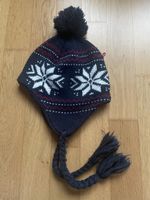 Warme Wintermütze für Kinder mit Schneeflockenmuster ca 6y