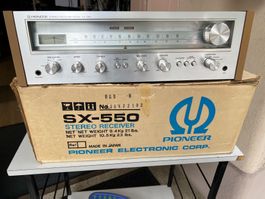 Pioneer SX-550 Stereo Receiver mit OVP gebraucht