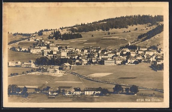 Cartoline postali: AK Ste Croix, Vue générale – Usato da Berlin venduto da bartko-reher