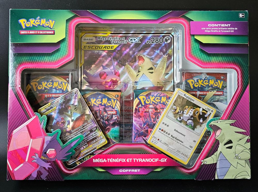 Carte Pokémon Jumeau Miracle SM11 101/094 : Méga Ténéfix & Tyranocif GX main image 0