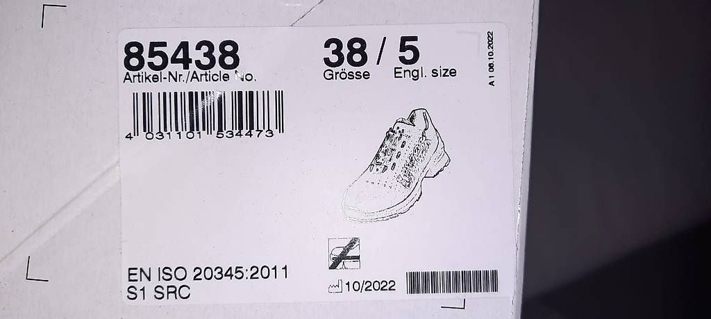 Uvex Scarpe da uomo: Uvex Sicherheitschuhe S1 Gr. 38 – Usato da Horgen venduto da kahoma 4