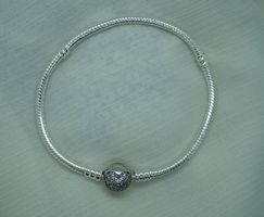 Armband ähnlich Pandora 925 Silber, 20 cm lang