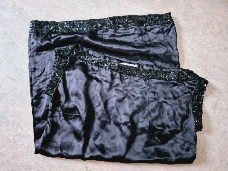 PAUL & JOE SISTER KLEID TUNIKA XS 34 SCHWARZ PAILETTEN,  TOP