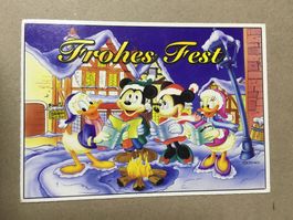 AK Neujahr Disney 2000 mit Mickey und Mini Mouse