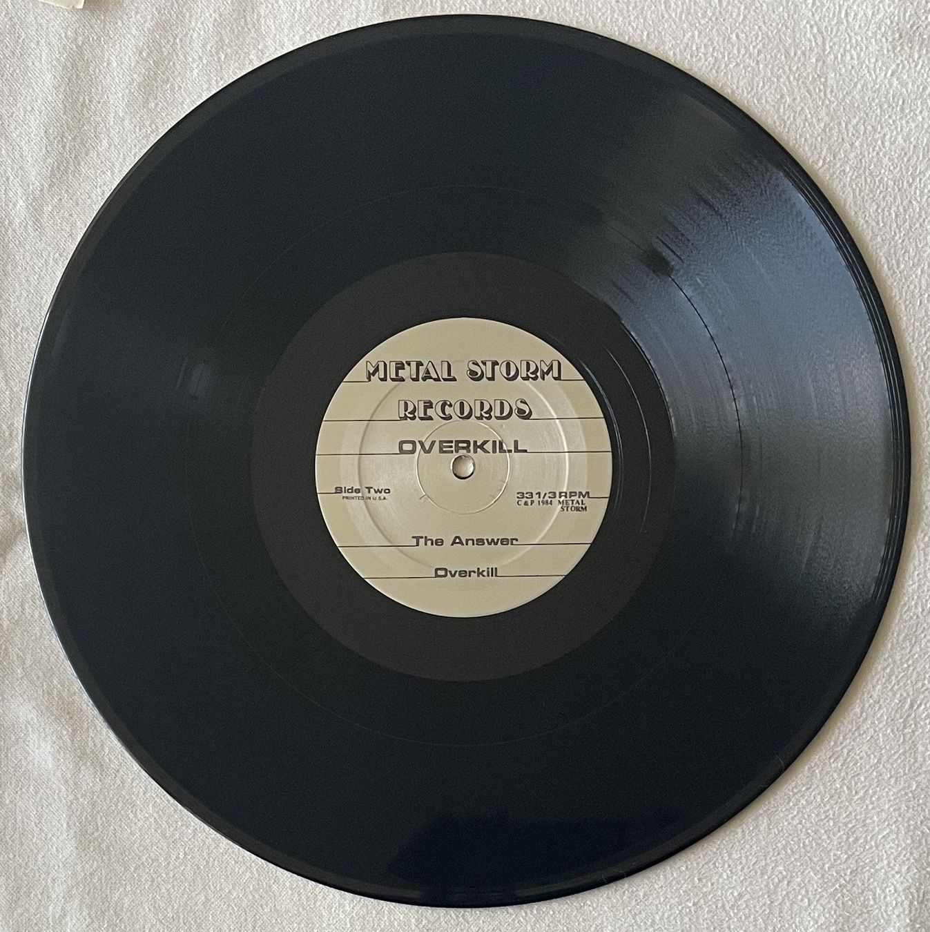 Dischi in vinile: Overkill – Overkill - EP - 1985 - US First Press - Ultra Rar – Usato da Uster venduto da Zardodel 3