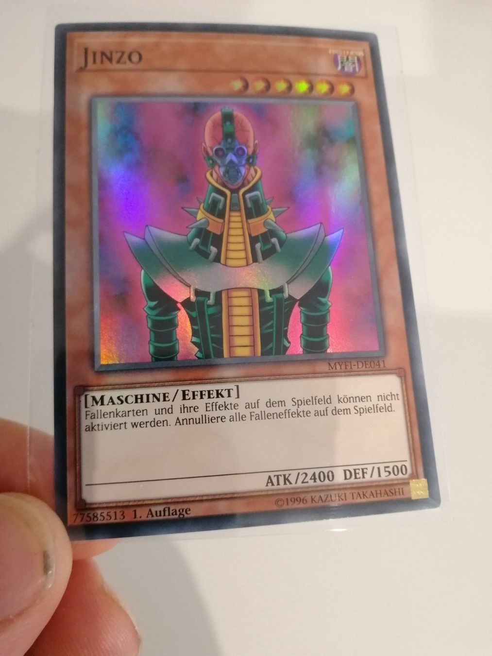 Yugioh Carte collezionabili: Jinzo Super Rare 1.Auflage Mint – Nuovo (secondo la descrizione) da Boswil venduto da ShoppingCenterCity 5