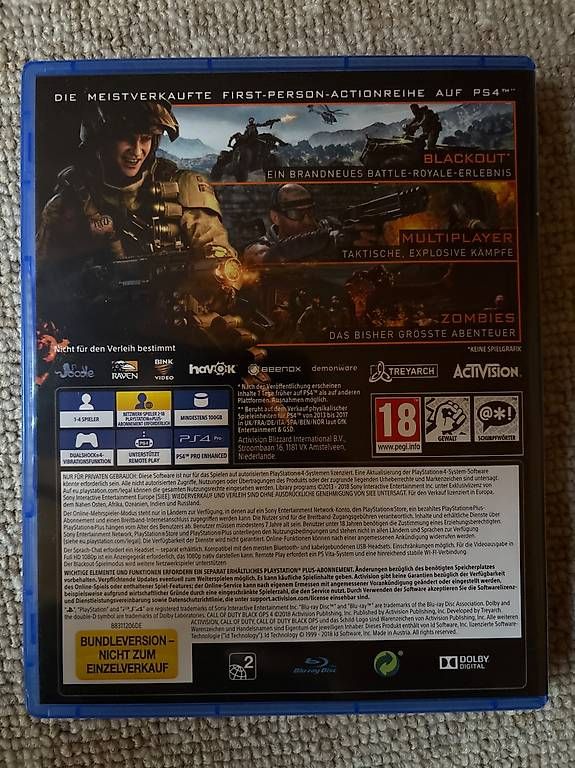 Sony Spiele: Call of Duty Black OPs PS4 – Gebraucht aus Gstaad von ManiekDonVito 1