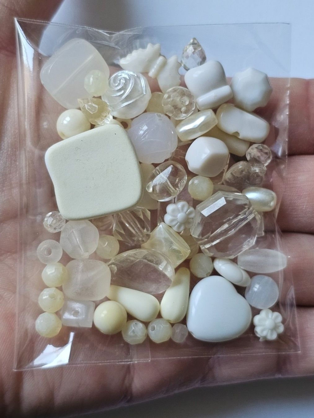 Perle (finte): 20g Acryl zwischen Elemente Kugeln Kette Basteln Perlen – Nuovo (secondo la descrizione) da Riedt b. Erlen venduto da Gottestraene 7