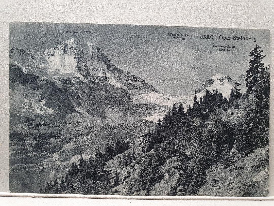 Cartoline postali: OBER - STEINBERG  -  1912 – Usato da Delémont venduto da Domdom1