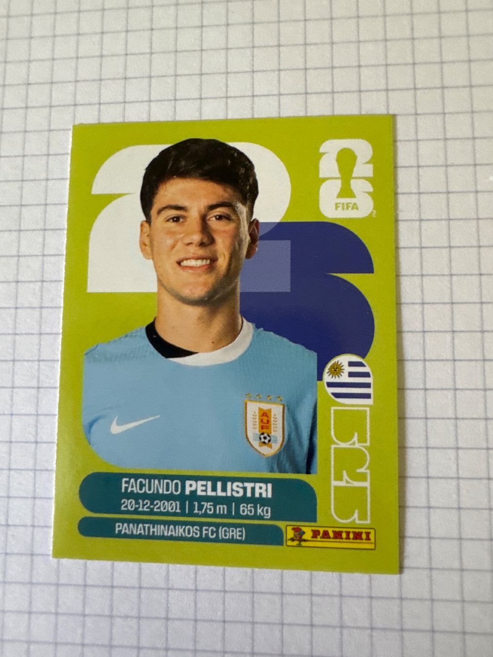 Panini Carte collezionabili: Panini Sticker WM 2026, URU 20 Facundo Pellistri – Nuovo (secondo la descrizione) da Winterthur venduto da mathis-spielsteine