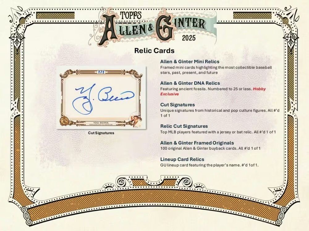 MLB Carte collezionabili: 2025 Topps Allen & Ginter Baseball MLB Blaster Box – Nuovo e nell'imballaggio originale da Magden venduto da CHSportscardsCol. 4
